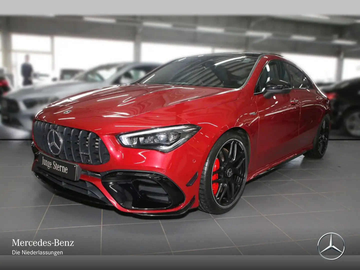 Mercedes-Benz CLA 45 AMG CLA 45 S 4M DRIVERS+PANO+360°+MULTIBEAM+BURMESTER Rouge - 2