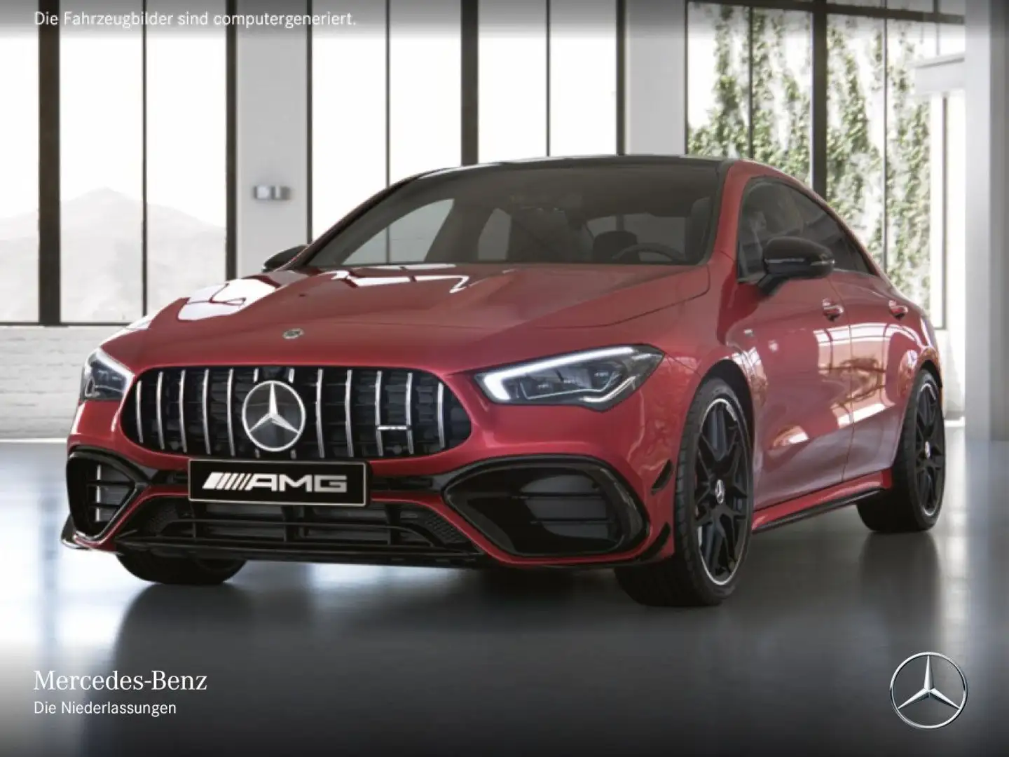 Mercedes-Benz CLA 45 AMG CLA 45 S 4M DRIVERS+PANO+360°+MULTIBEAM+BURMESTER Rot - 2