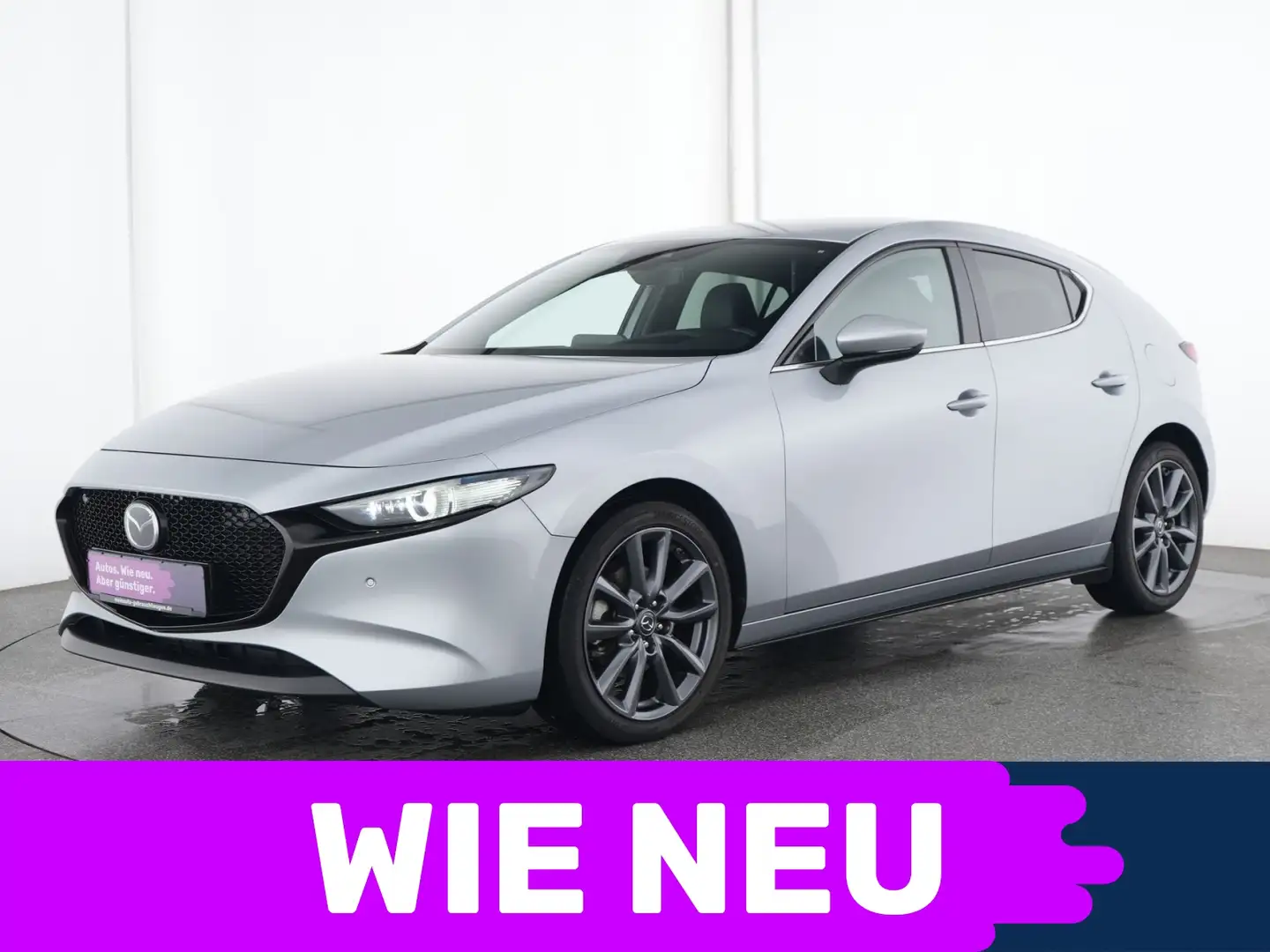 Mazda 3 Selection ACC|Head-up|Bose|Leder|Navi|LED Silber - 1