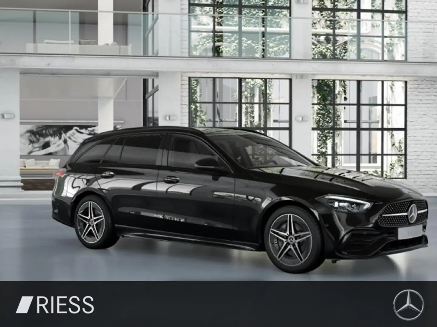 Mercedes-Benz C 220 d T AMG+AHK+Distronic+MBUX+LED+Night+Ambie Schwarz - 2