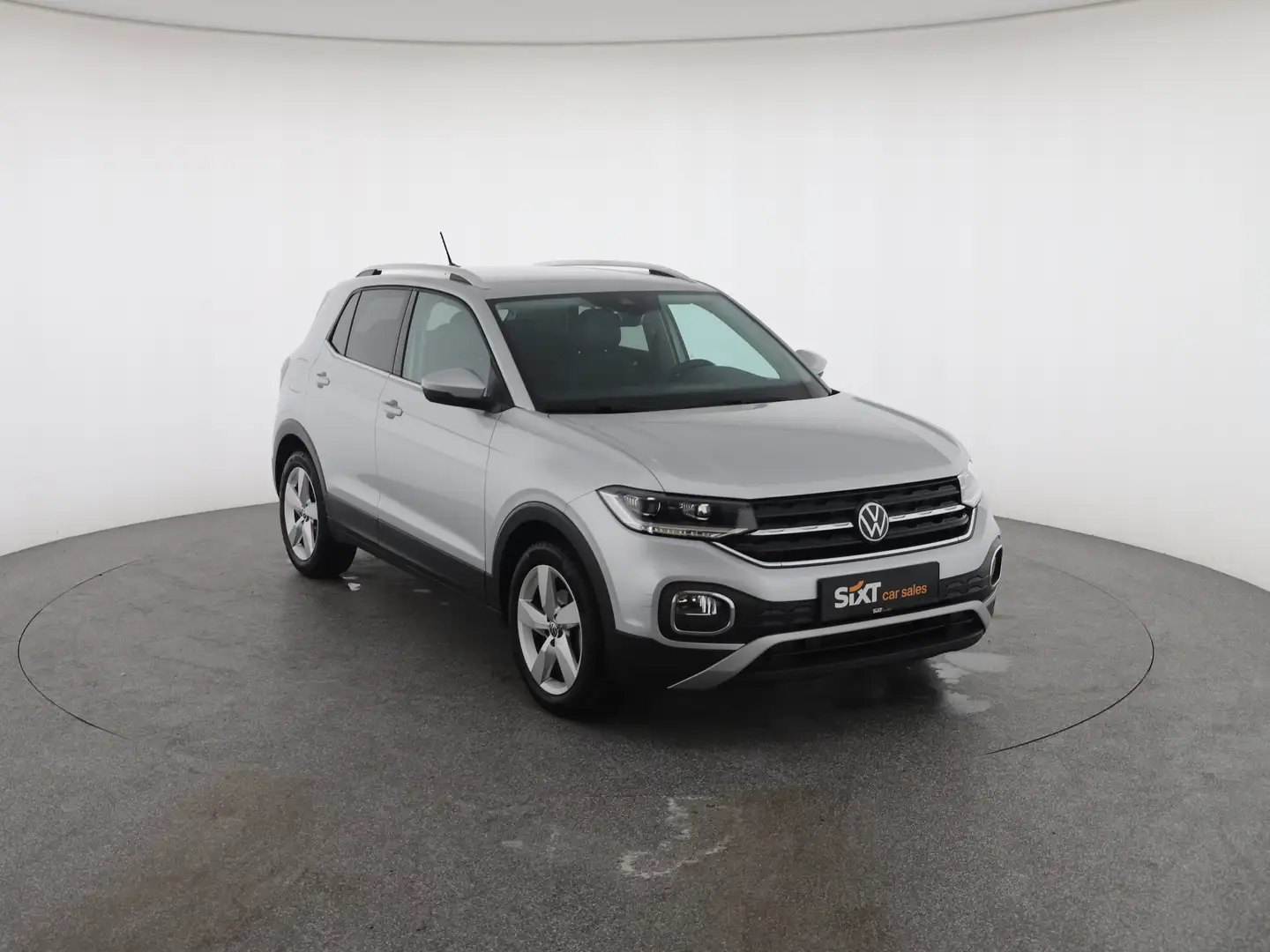 Volkswagen T-Cross 1.0 TSI DSG Style|NAV|LED|ACC|SHZG|PDC|Dig.Co.Pro Silber - 1