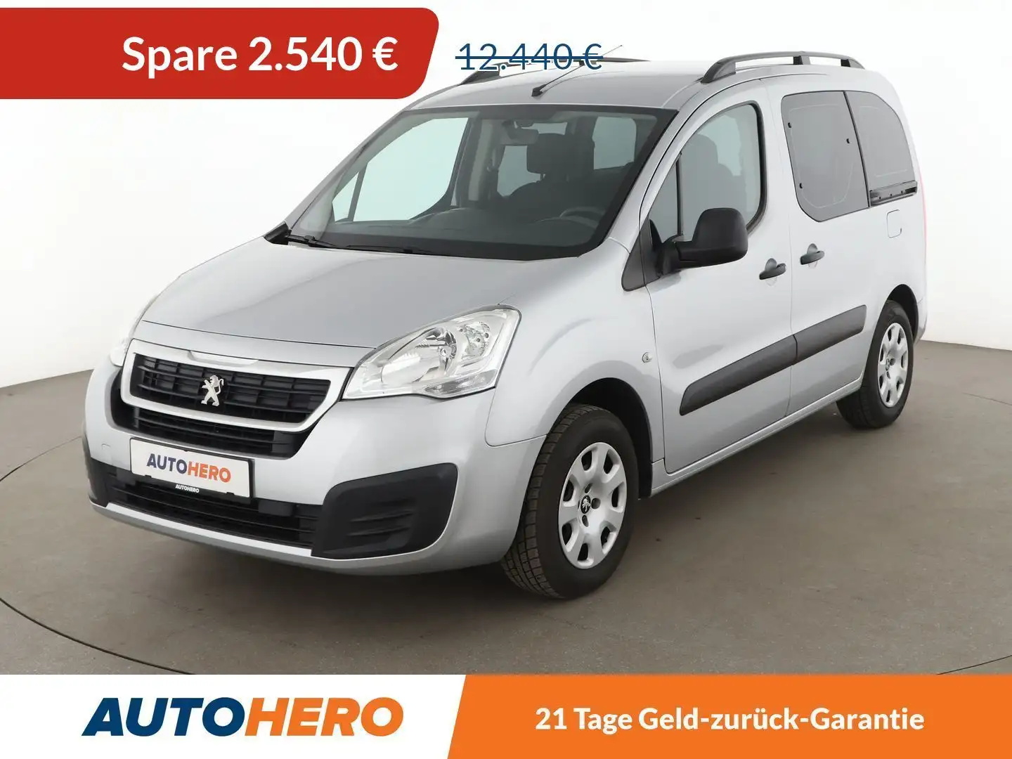 Peugeot Partner 1.6 Active *TEMPO*PDC*KLIMA*GARANTIE* Silber - 1