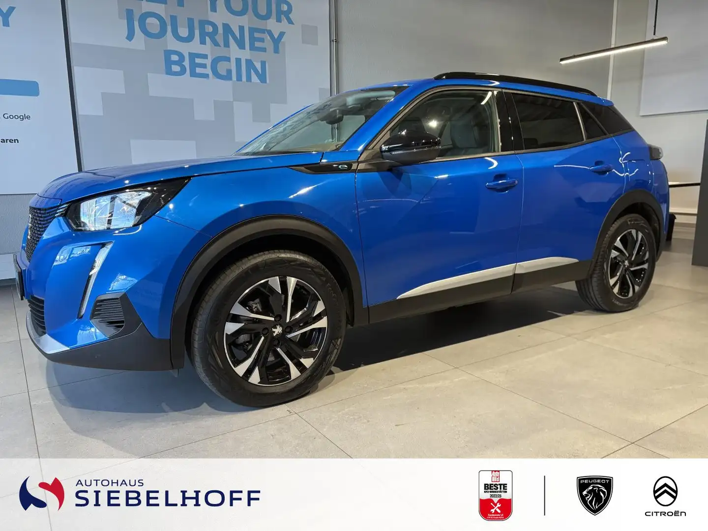 Peugeot 2008 e-2008 Allure Pack Elektromotor 136 Blau - 1