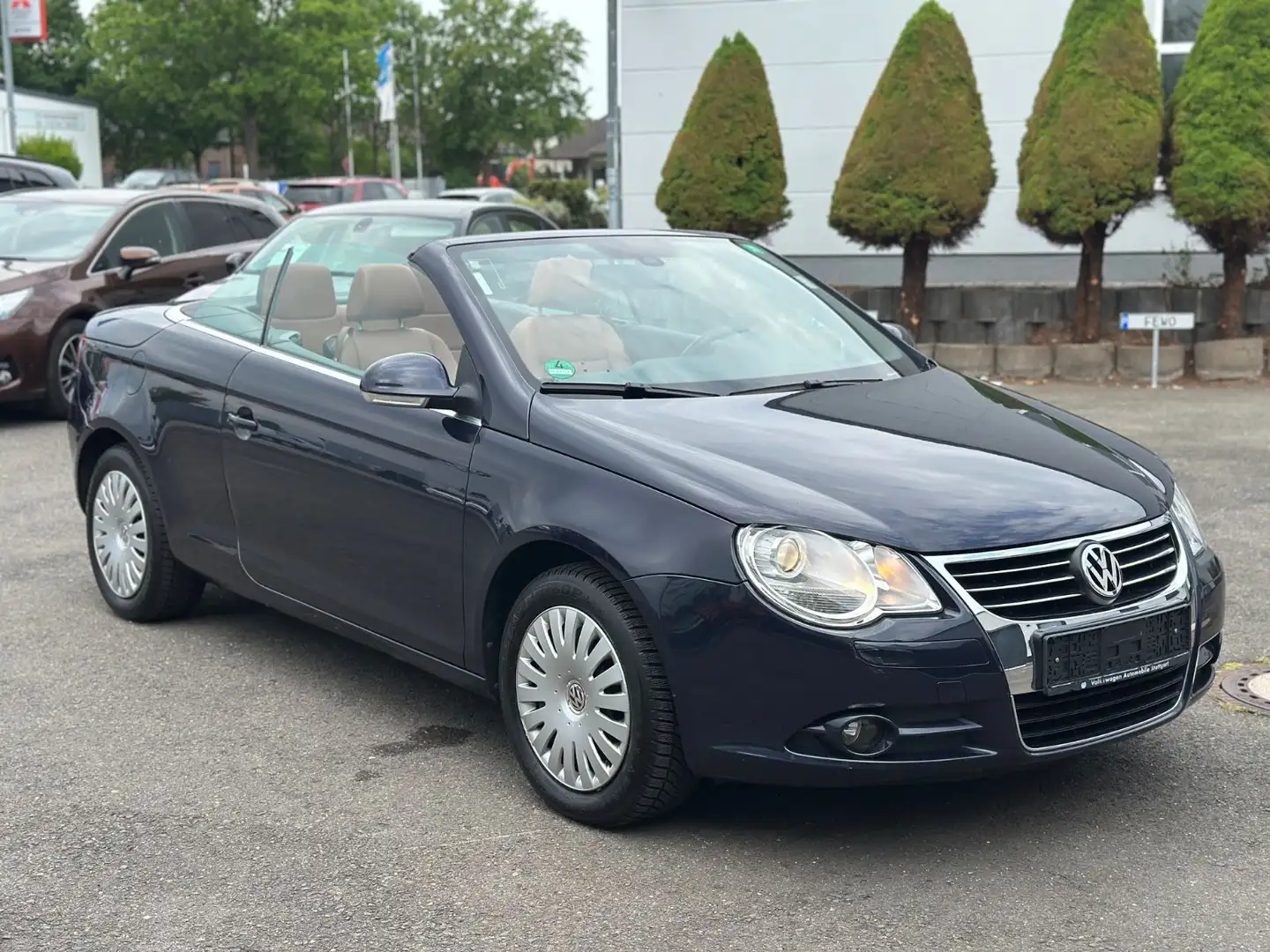 Volkswagen Eos VW Eos 2.0 Neue Inspektion, TÜV NEU, -1 HAND Bleu - 2