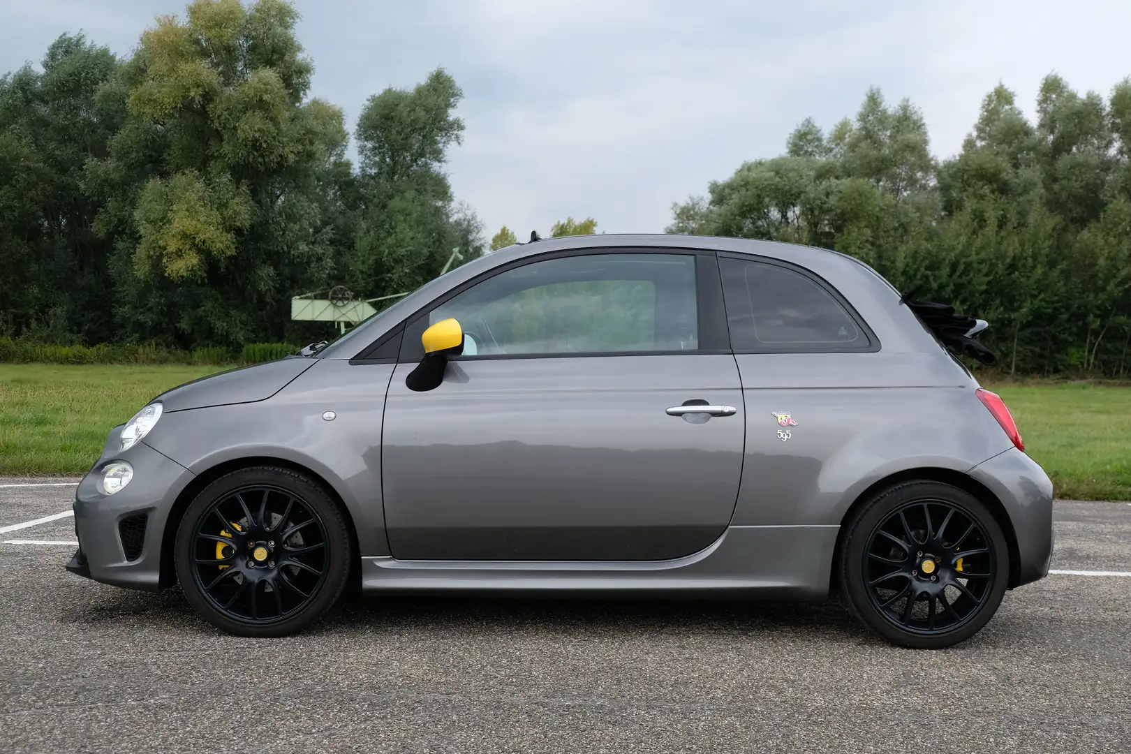 Fiat 500C Abarth 595C Abarth 1.4 T-Jet 160pk Pista - Record Monza Gri - 2