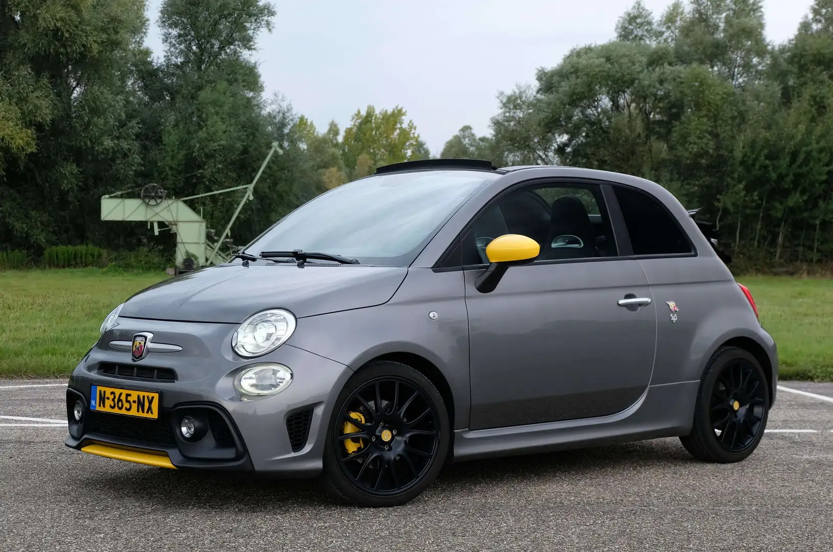 Fiat 500C Abarth 595C Abarth 1.4 T-Jet 160pk Pista - Record Monza Gri - 1