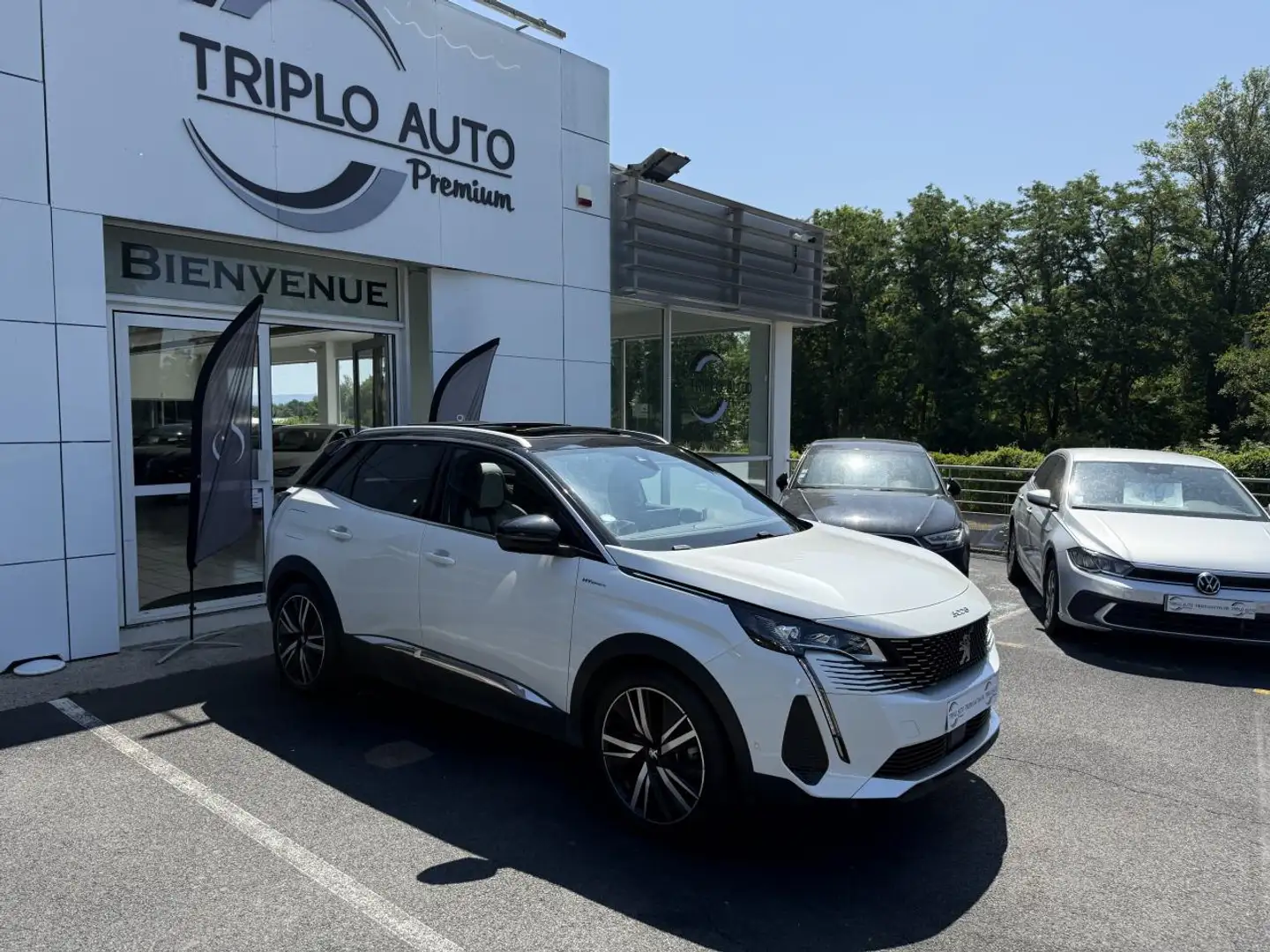 Peugeot 3008 Hybrid4 - 300 - BV e-EAT8 GT - TOIT OUVRANT + CAME Blanc - 1