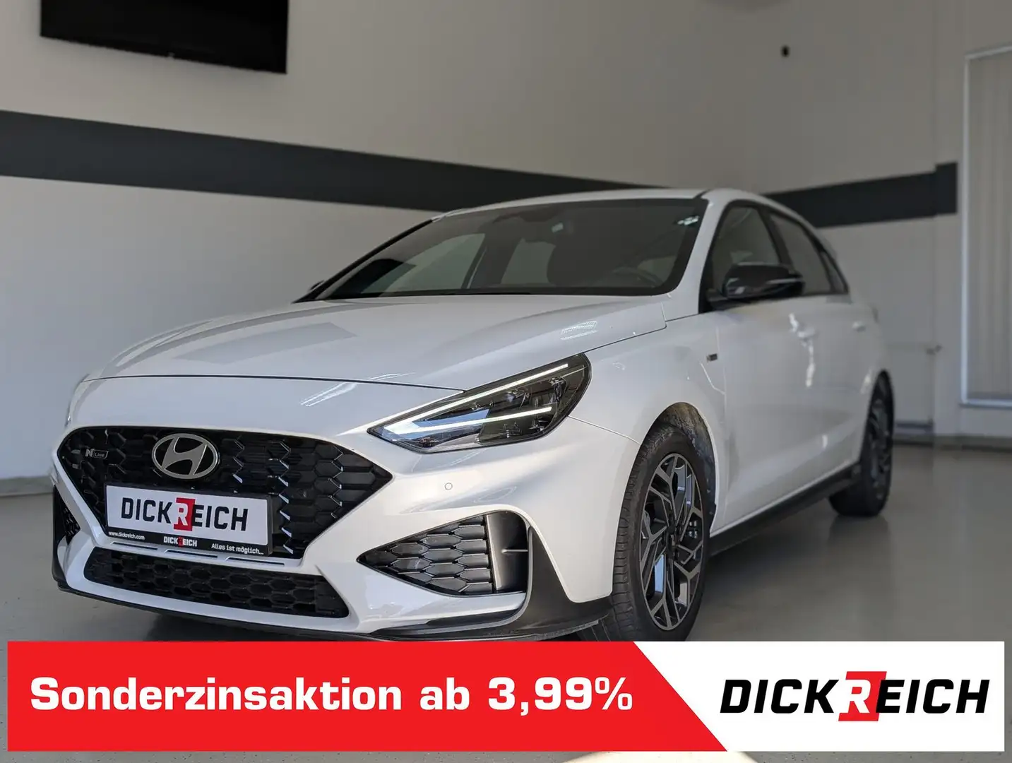 Hyundai i30 1.0 T-GDI N-Line LED APP TEMP NAV CAM PDC Weiß - 1