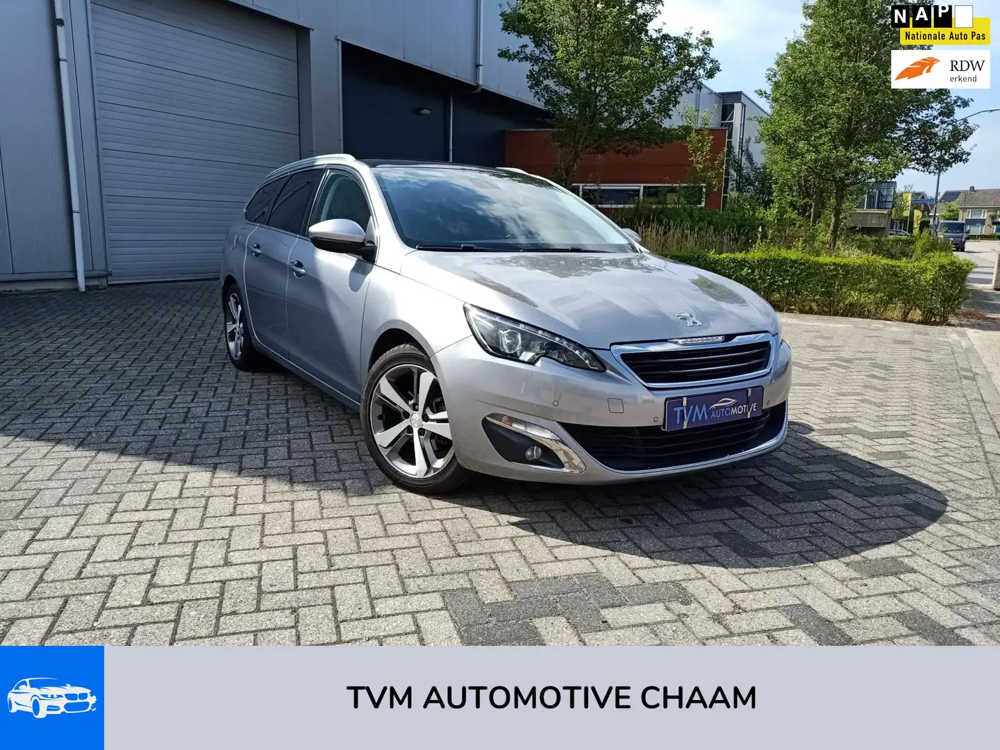 Peugeot 308 SW 1.2 e-THP Première AIRCO CRUISE CONTROL CAR PLA Grijs - 1