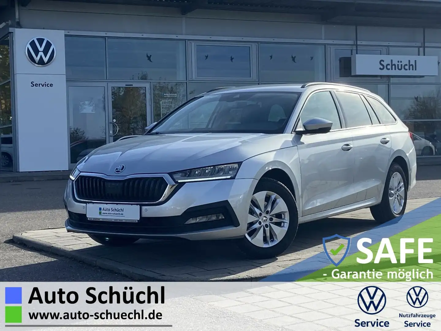 Skoda Octavia Combi 2.0 TDI DSG AHK+NAVI-COLUMBUS+LED+ Silber - 1