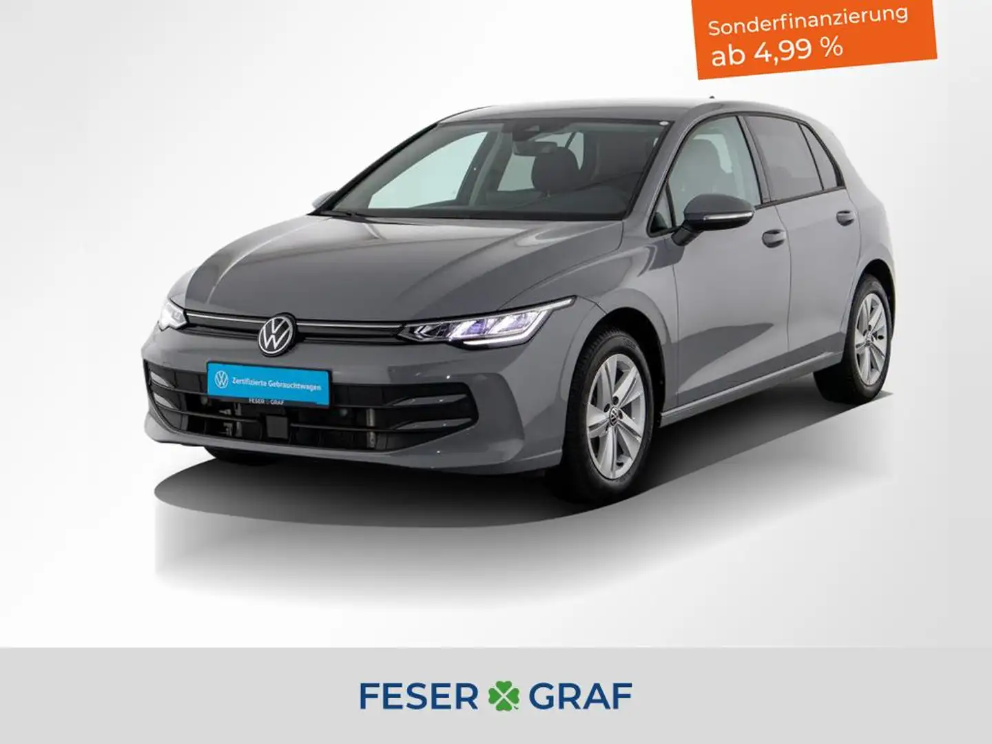 Volkswagen Golf 1.5TSI Life DSG AHK Rückfahrkamera Navigationssyst Grau - 1