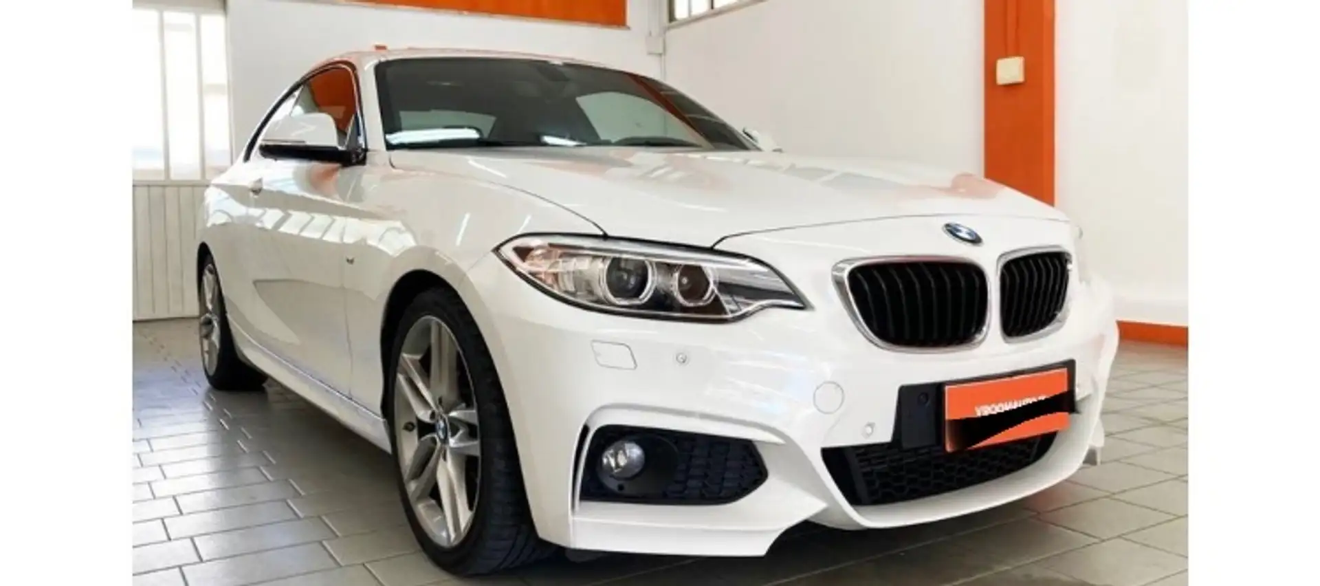 BMW 218 Serie 2 F22 Coupe 218d Coupe Msport auto Blanc - 2