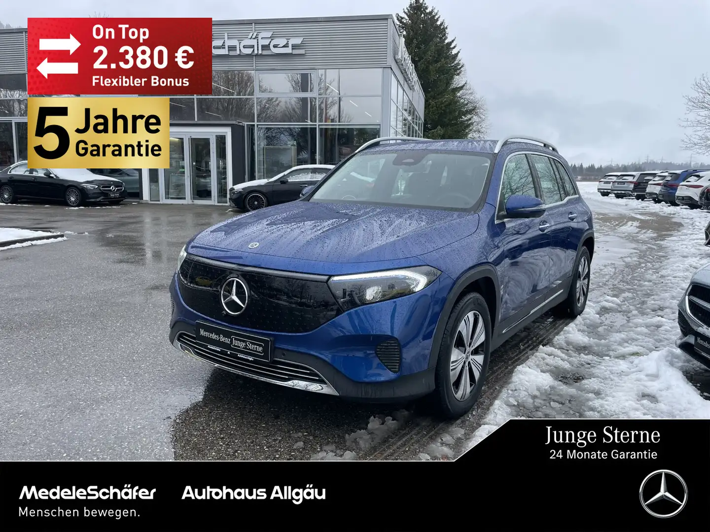 Mercedes-Benz EQB 300 EQB 300 4M Progressive AHK 360° Distronic LED Tel Blau - 1