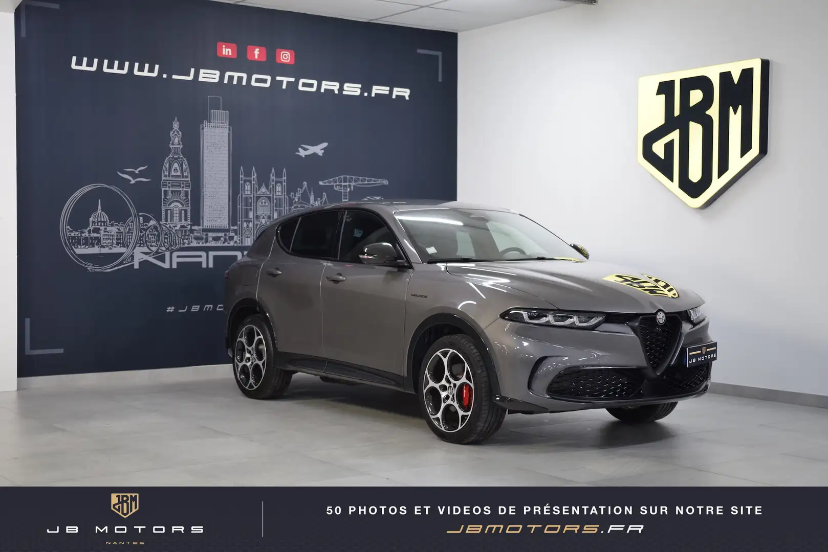 Alfa Romeo Tonale 1.3 Hybride Rechargeable PHEV 280ch AT6 Q4 Veloce  Gris - 1