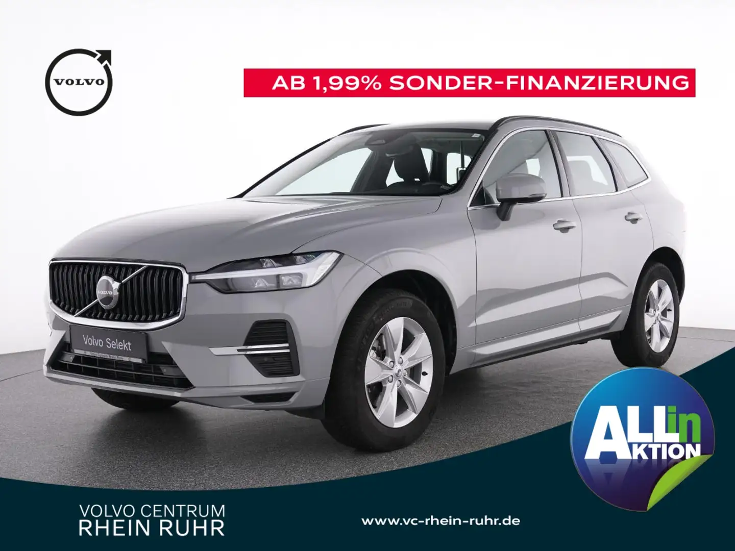 Volvo XC60 B4 CORE AHK+WINTERPAK+KAMERA+LM 18"+DAB Gris - 1