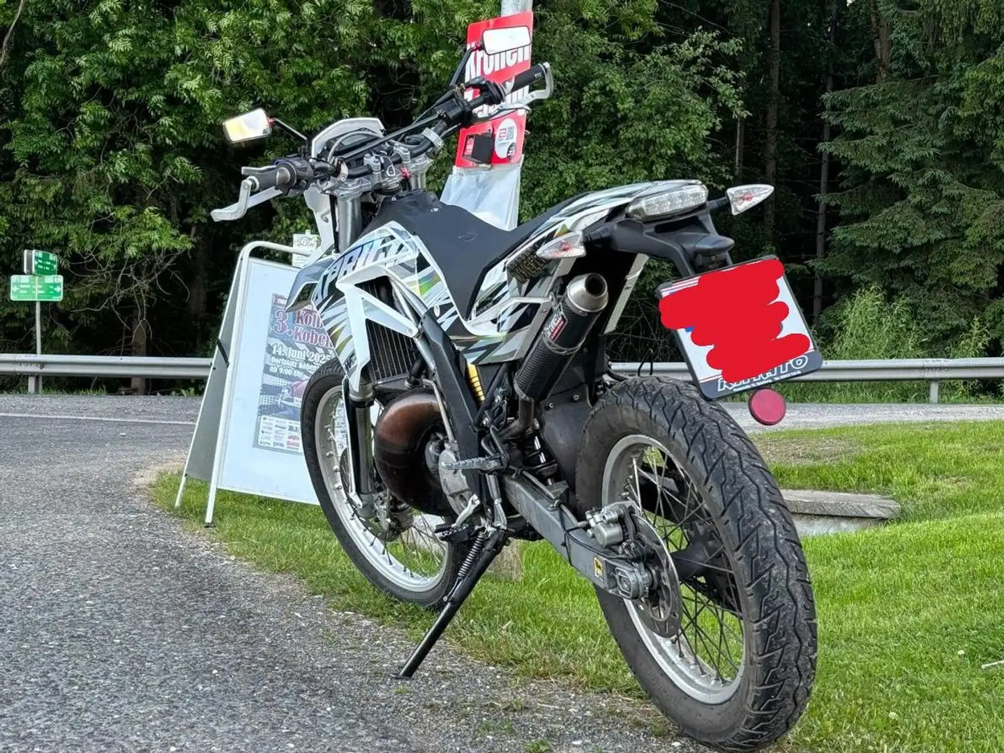 Aprilia RX 125 2 Takt Maschine Blanc - 1