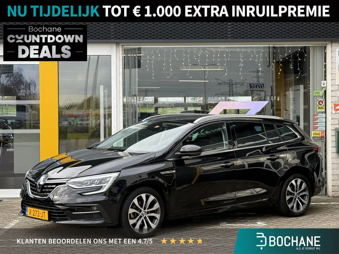 Renault Megane Estate 1.3 TCe 140 Techno | Trekhaak | NAP | Navig Zwart - 1