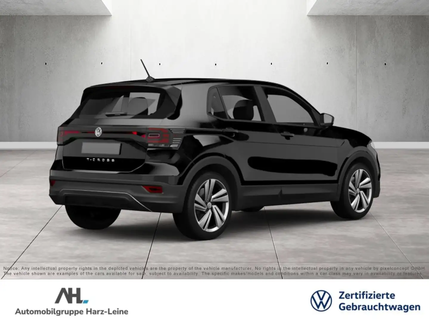 Volkswagen T-Cross 1.5 TSI R-Line DSG LED Navi ACC PDC SHZ Zwart - 2
