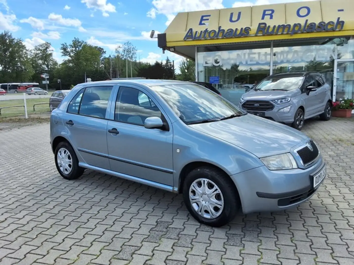 Skoda Fabia 1,4 Comfort Klima Allwetterräder TÜV Neu ! Сірий - 1