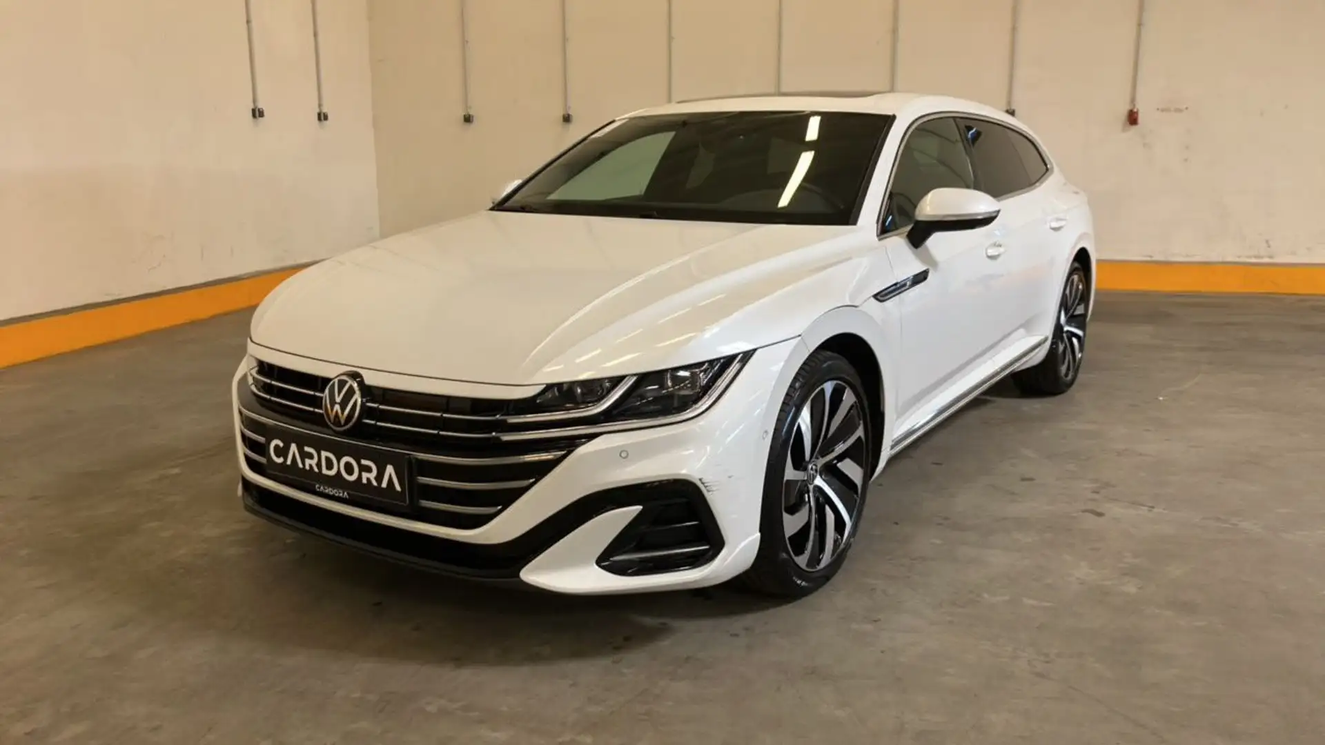 Volkswagen Arteon 1.4 TSI eHybrid R-Line MATRIX*LEDER*SKY*AHK*HEAD- Weiß - 2