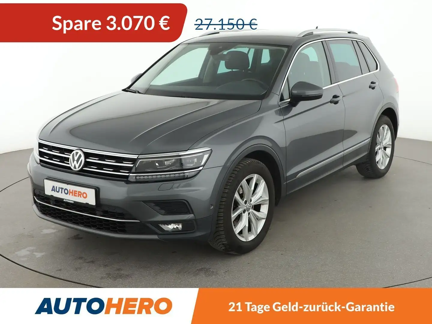 Volkswagen Tiguan 1.5 TSI ACT Highline BM Aut.*NAVI*HEADUP*LED*ACC* Grau - 1