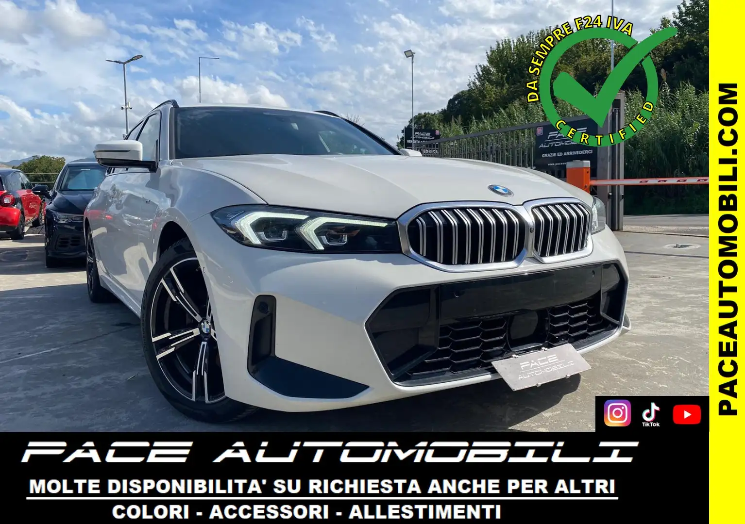 BMW 320 D M SPORT M-SPORT MSPORT LED KAMERA BLACK PACK Bianco - 1