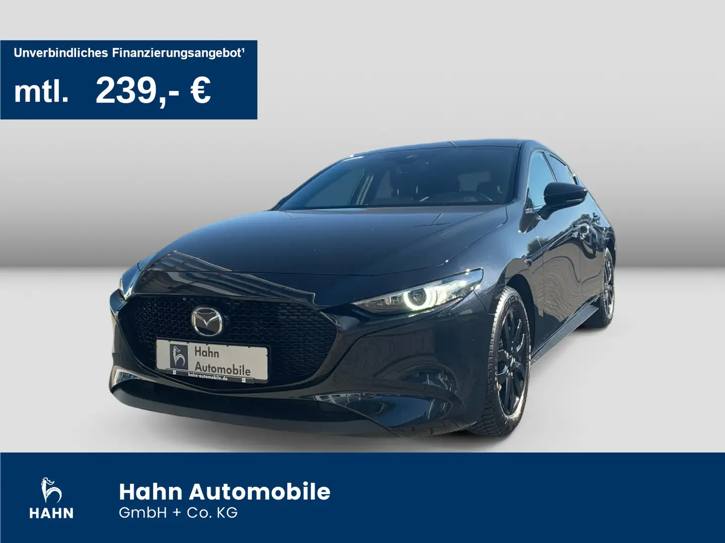 Mazda 3 SKYACTIV-X M-Hybrid Klima PDC Tempo Navi LED Noir - 1