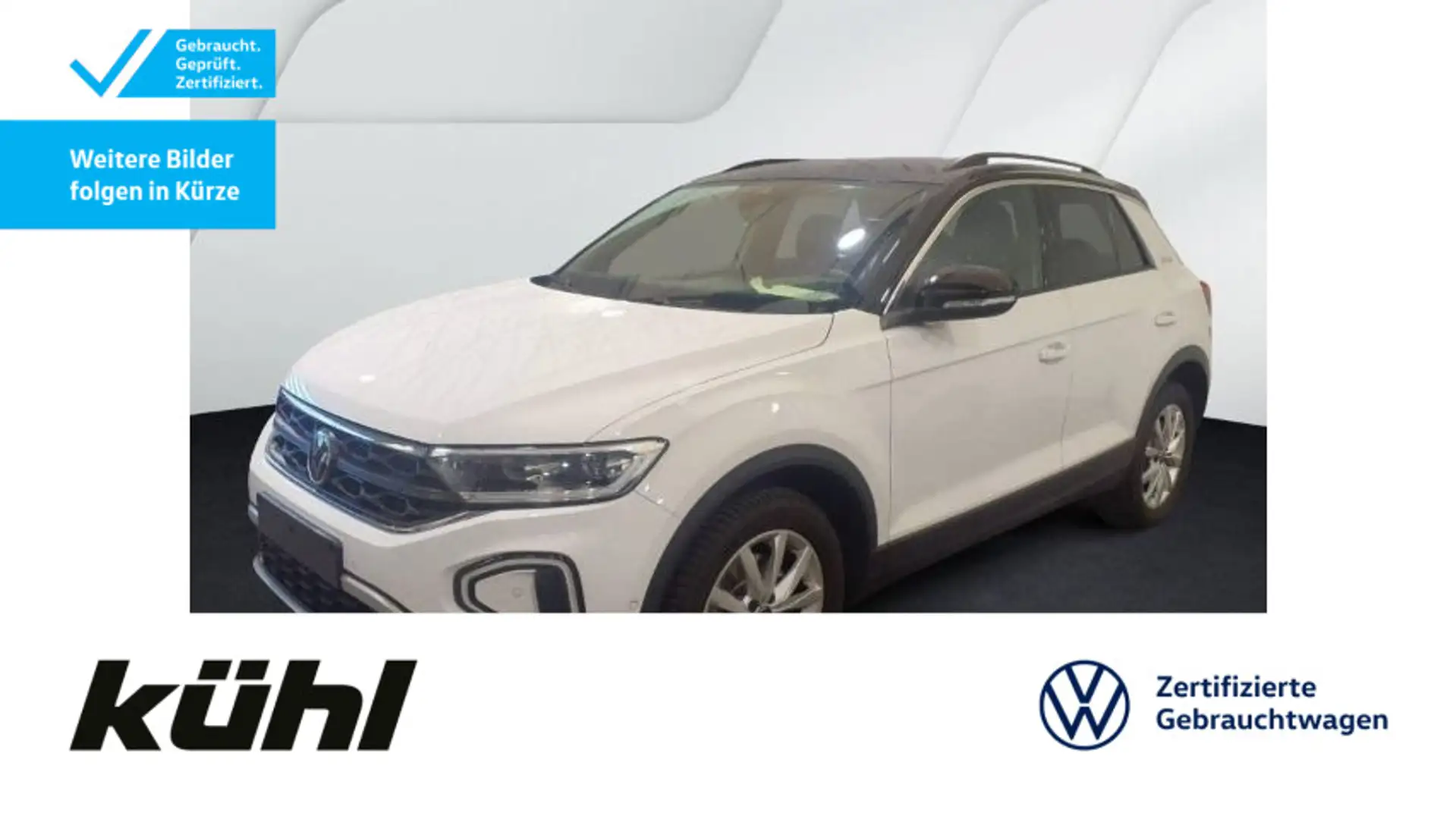 Volkswagen T-Roc 2.0 TDI DSG Goal LED+/ACC/Kamera/App/Navi/ Weiß - 1