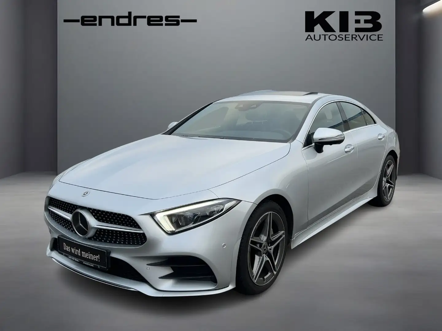 Mercedes-Benz CLS 300 d AMG Line +Comand+Wide+SHD+360+MBeam Silber - 1