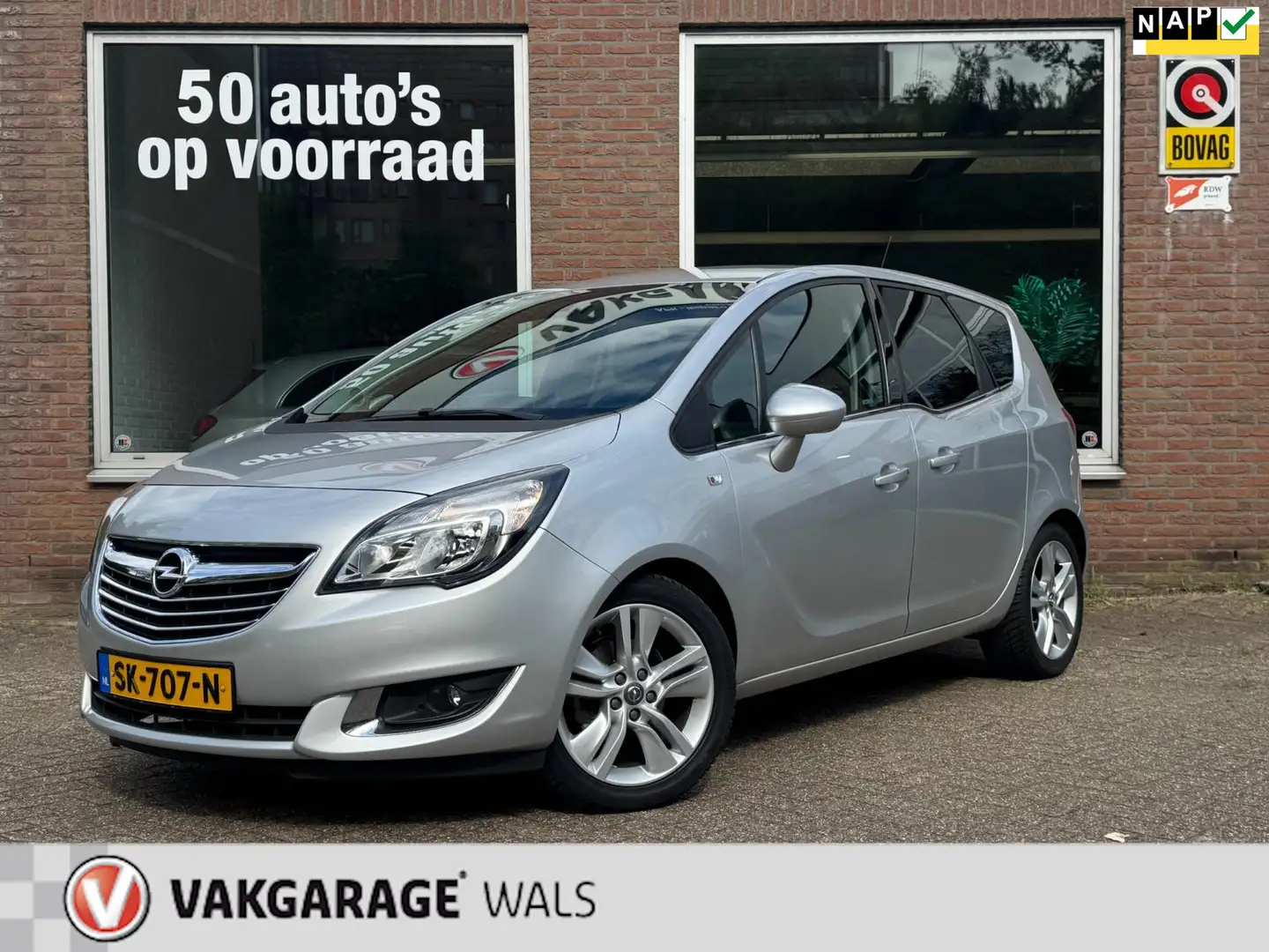 Opel Meriva 1.4 TURBO | NAVI | VELGEN | CAMERA | PDC | AIRCO | Grigio - 1