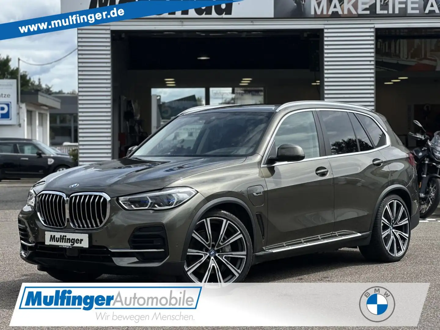 BMW X5 x45e Leder ACC KomfS.IntAktiv Laser AHK P+22" Grau - 1