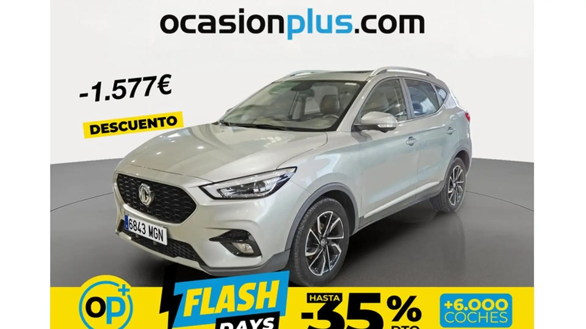 MG ZS 1.0 T-GDI Luxury 82kW Silber - 1