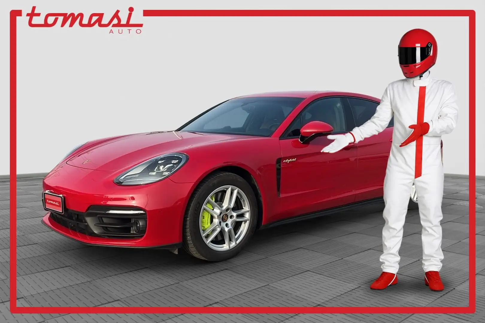 Porsche Panamera 2.9 4 E-Hybrid CERCHI 19,SURROUND VIEW Rosso - 1