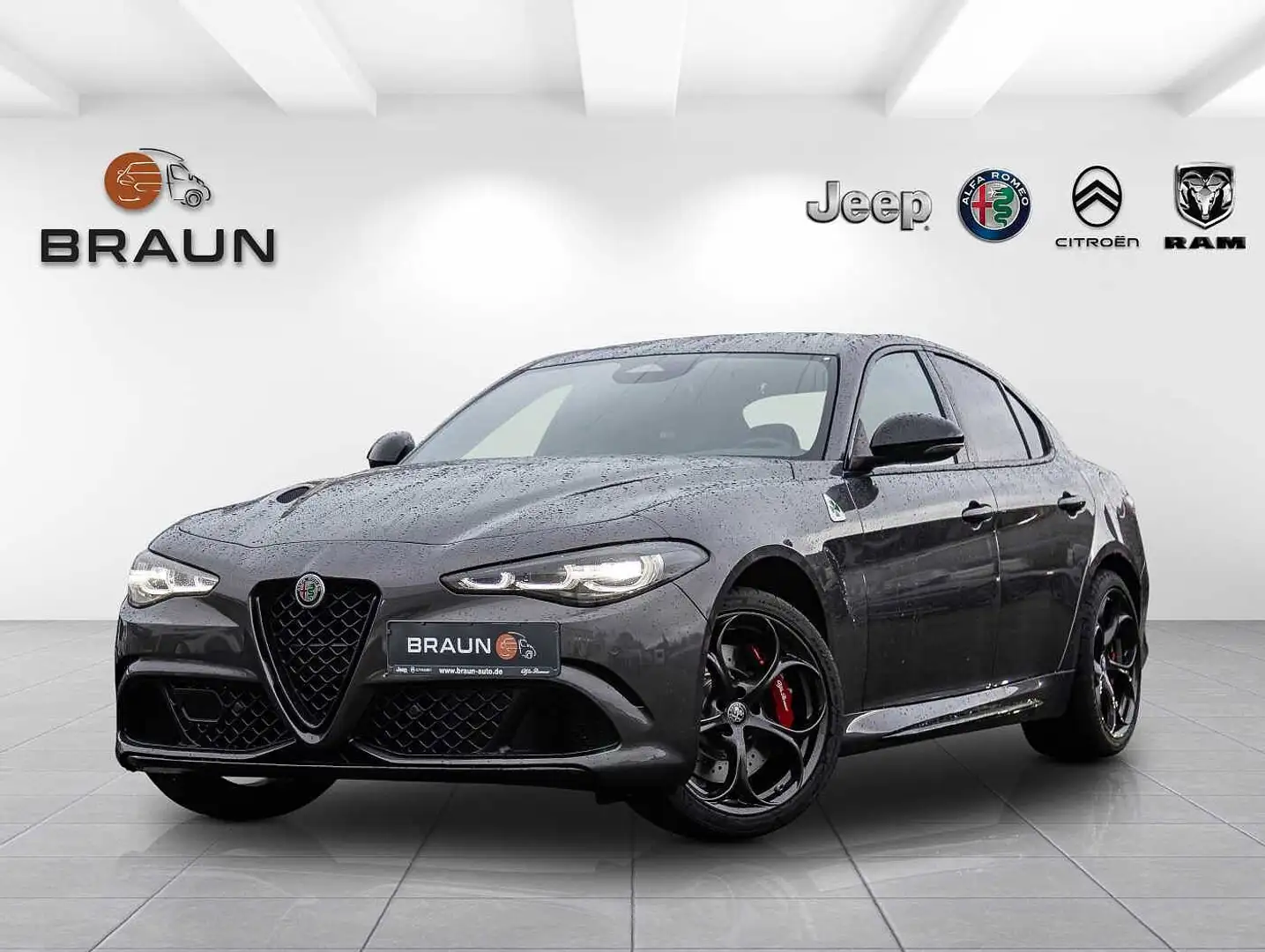 Alfa Romeo Giulia 2.9 V6 Bi-Turbo AT8 Quadrifoglio Gris - 1