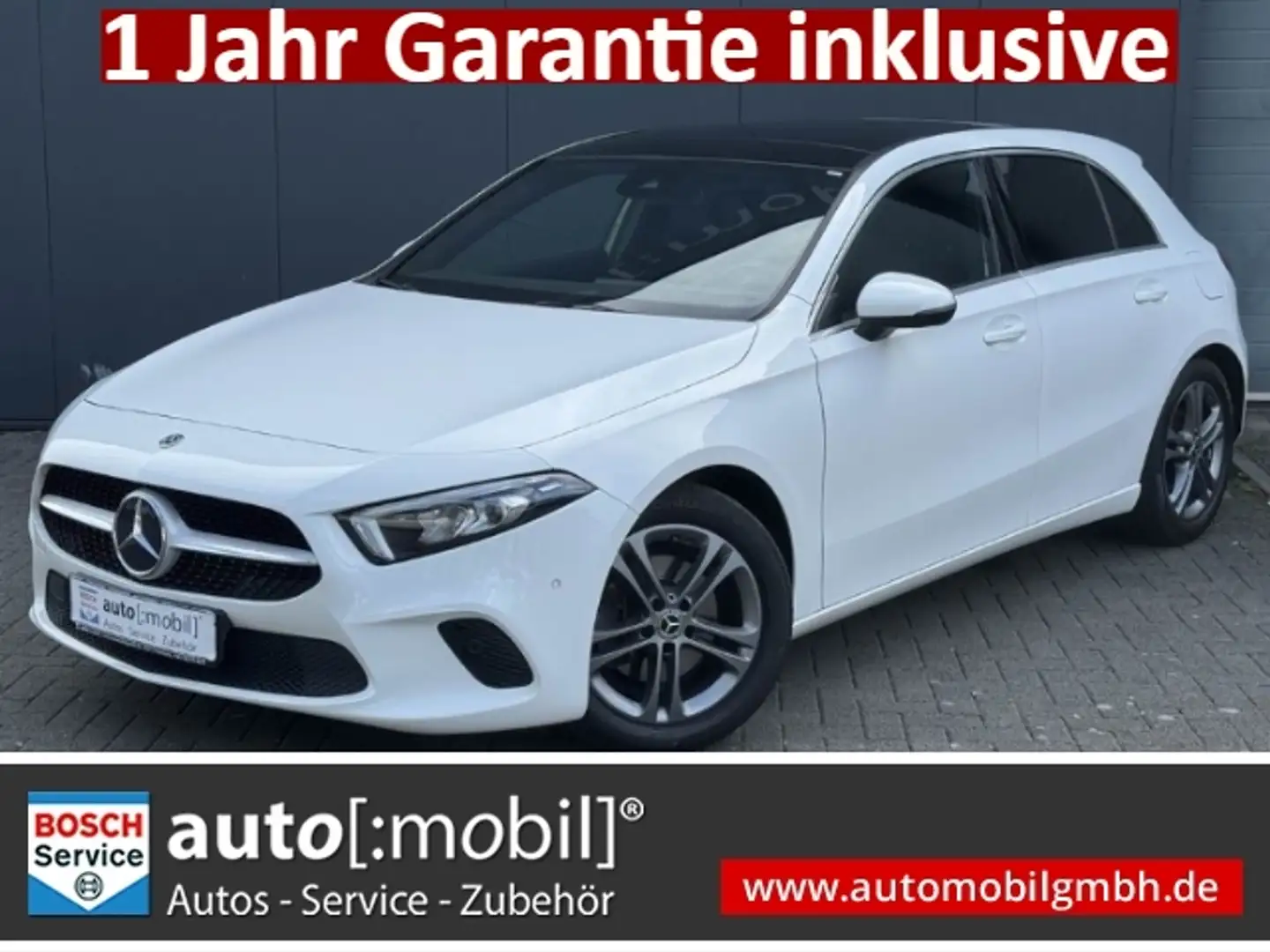 Mercedes-Benz A 200 PANO+NAVI+12 MONATE GARANTIE Blanc - 1