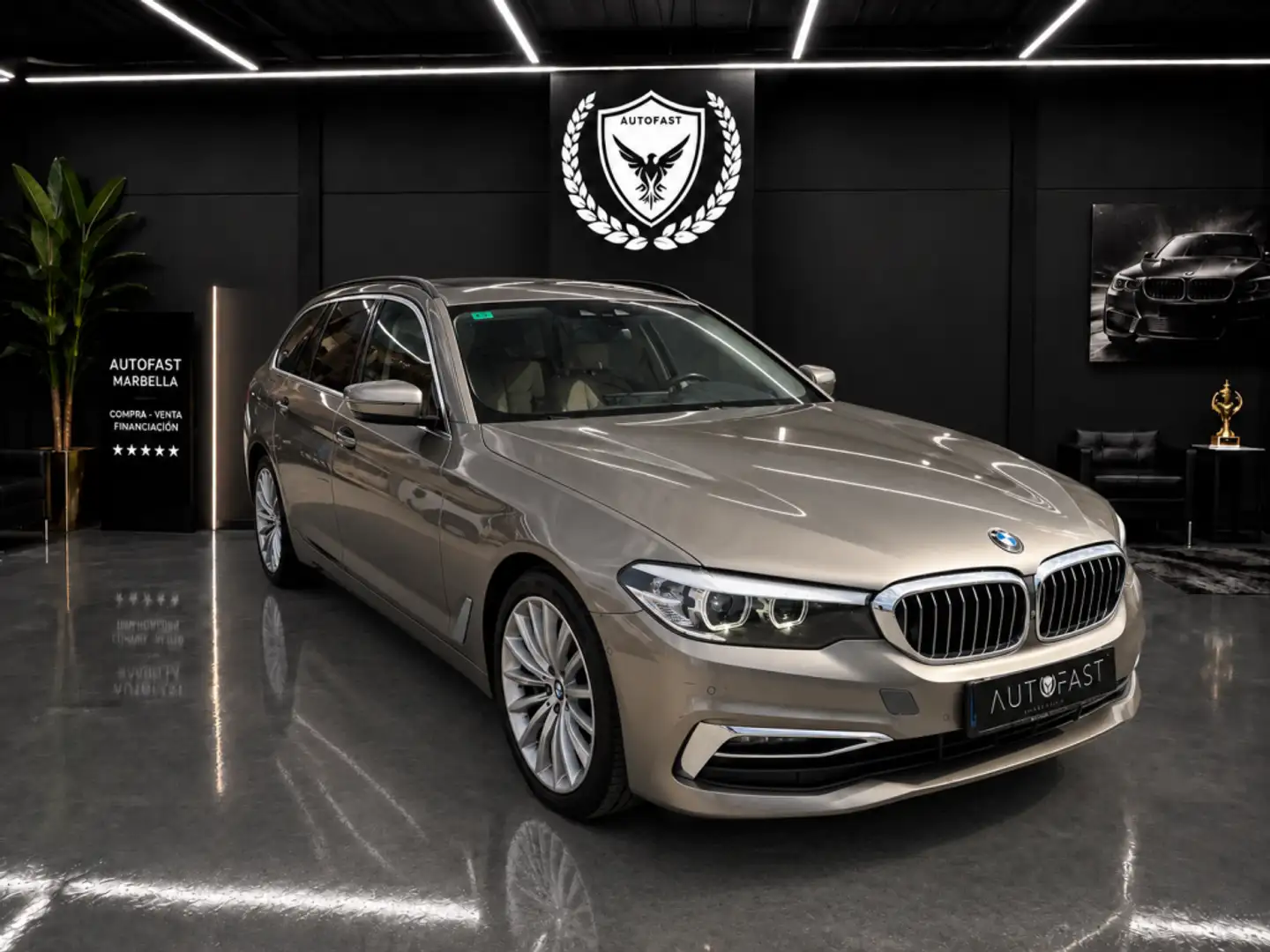 BMW 530 530dA Touring xDrive Gris - 2