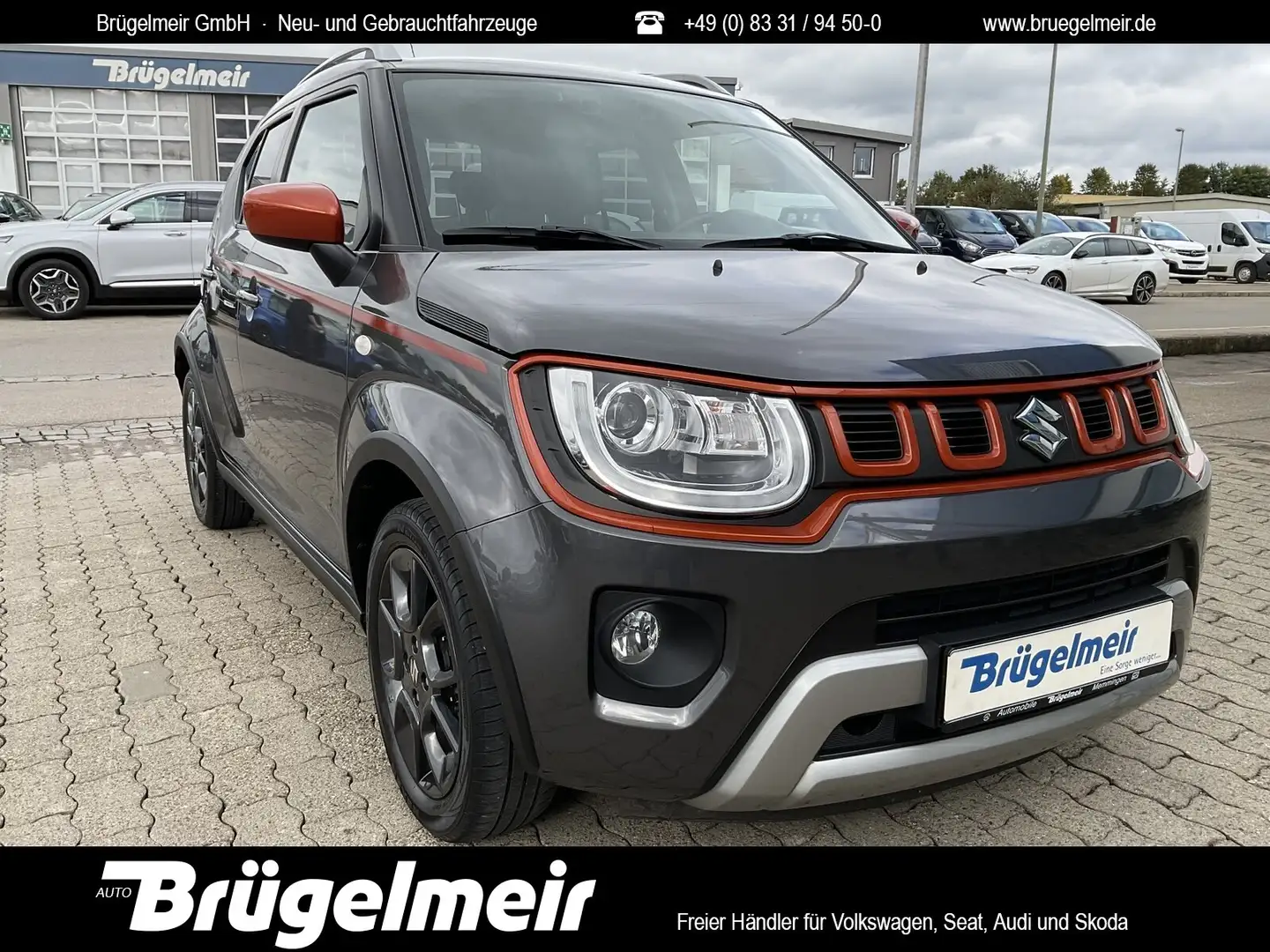 Suzuki Ignis Ignis Mild-Hybrid 1.2 SHVS Aut.+NAVI+AHK+KAM+16" Grau - 1