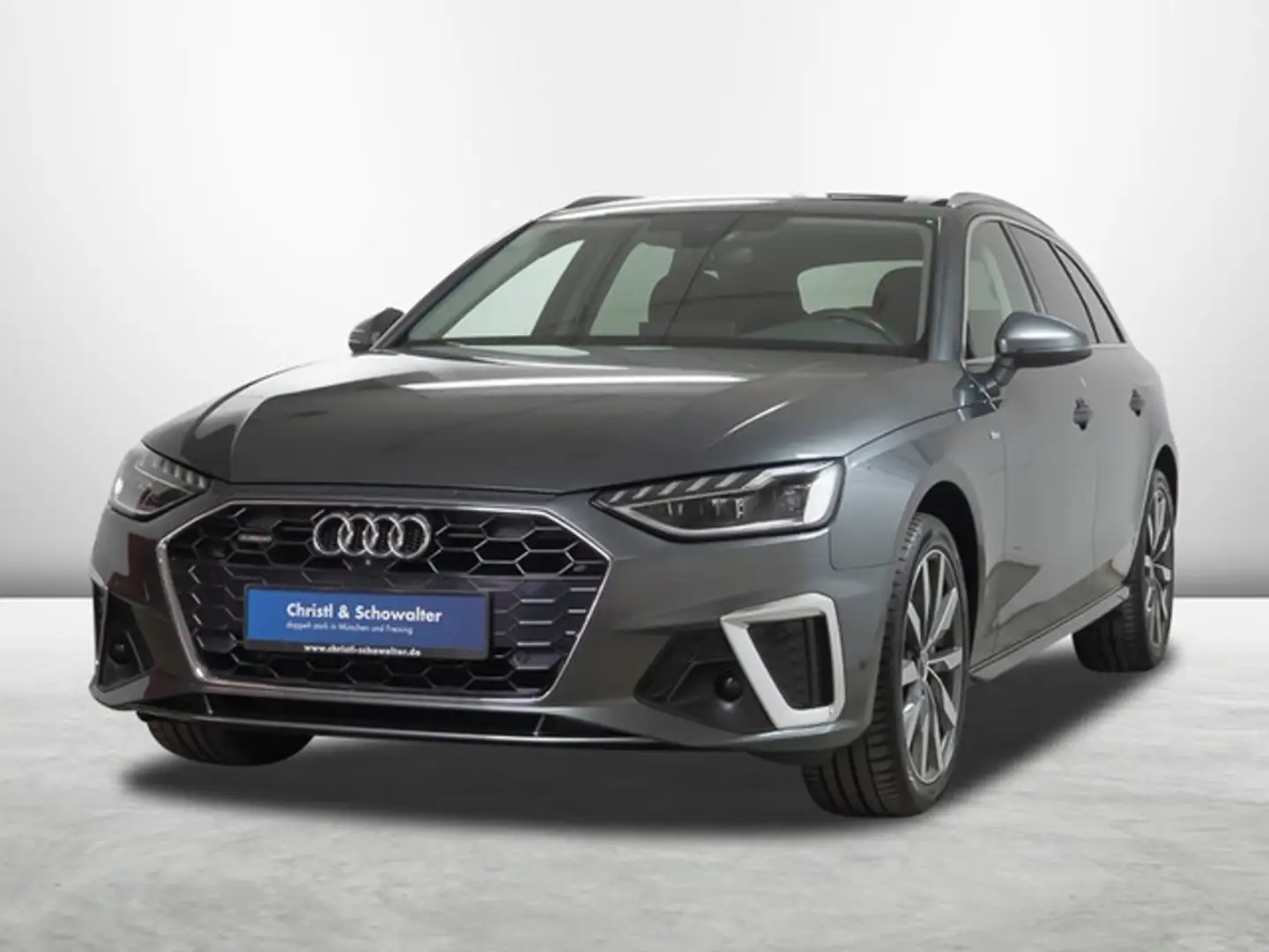 Audi A4 Avant 40 TDI quattro S-Tronic S line AHK LED Grijs - 2