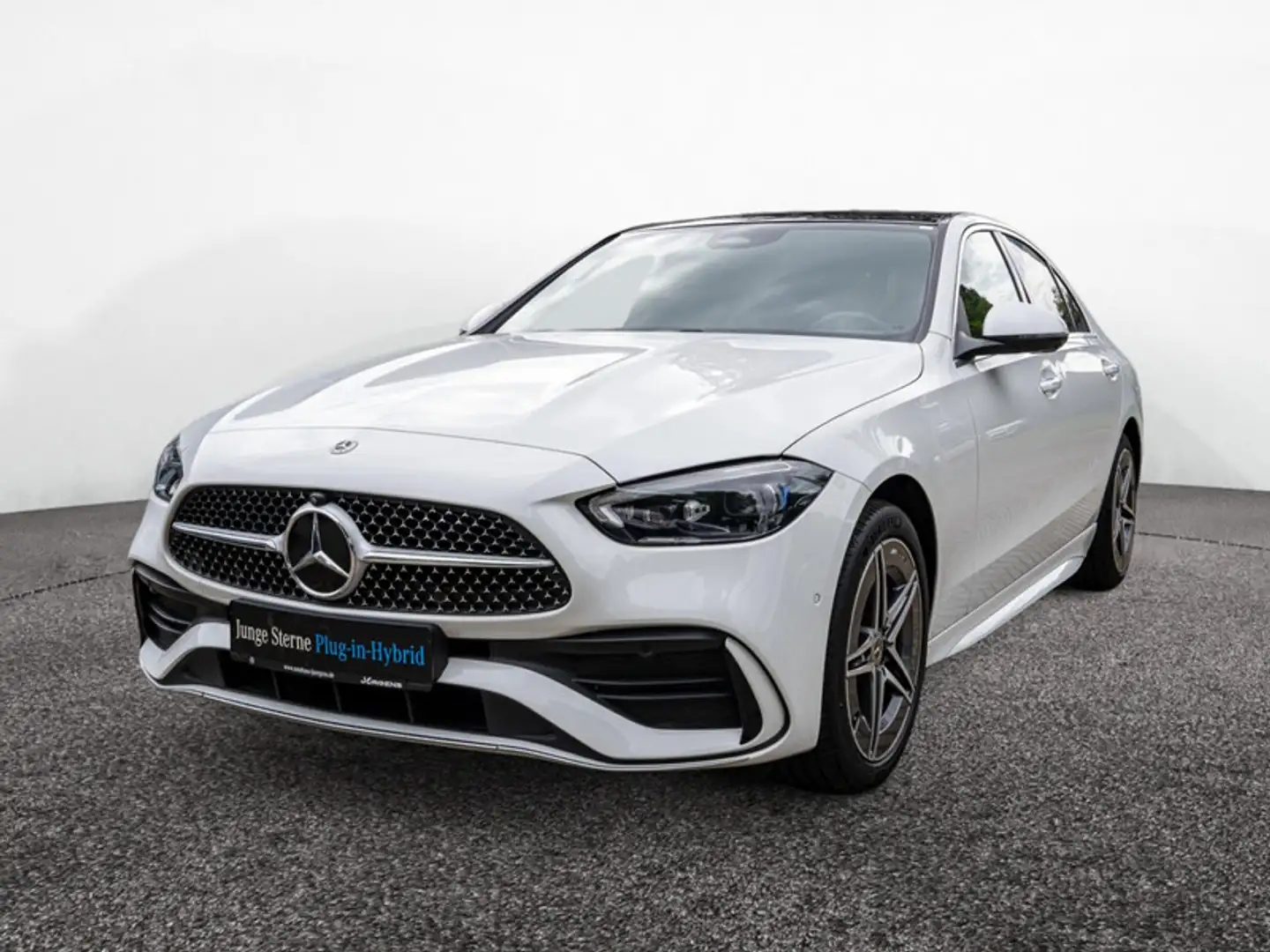 Mercedes-Benz C 300 de AMG-Sport/DIGITAL/360/Pano/Memo/Totw/18 Wit - 1