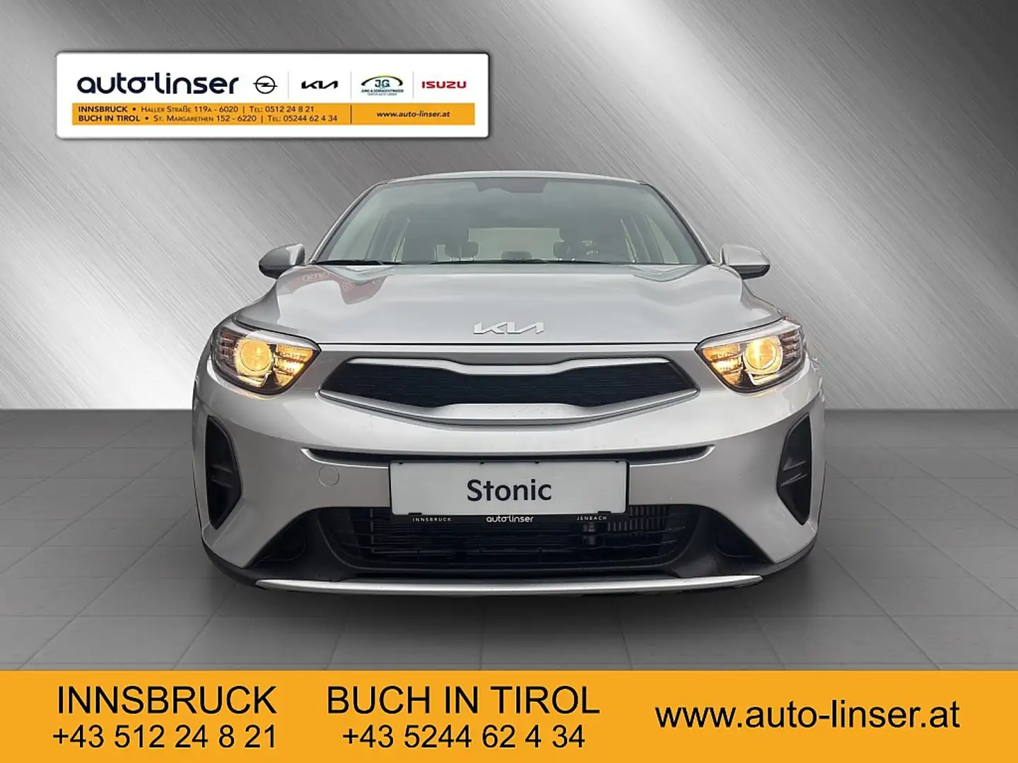 Kia Stonic 1,0 TGDI GPF ISG Titan Silber - 2