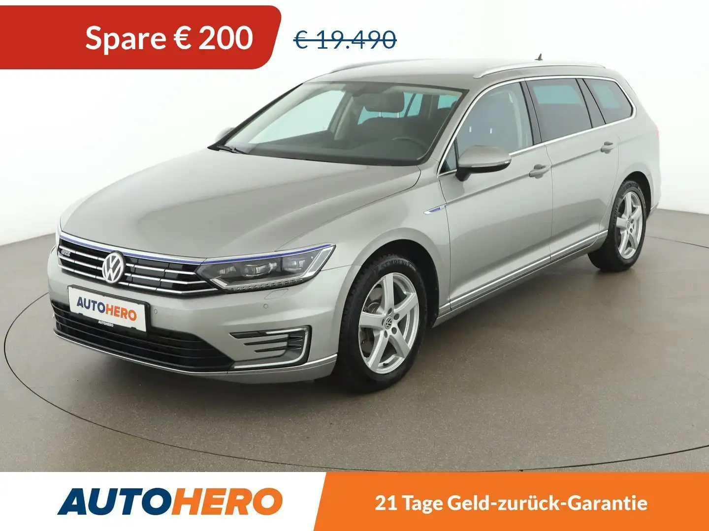 Volkswagen Passat 1.4 GTE Aut. *LED*ACC*CAM*NAVI*MASSAGE*MEMORY* Grau - 1