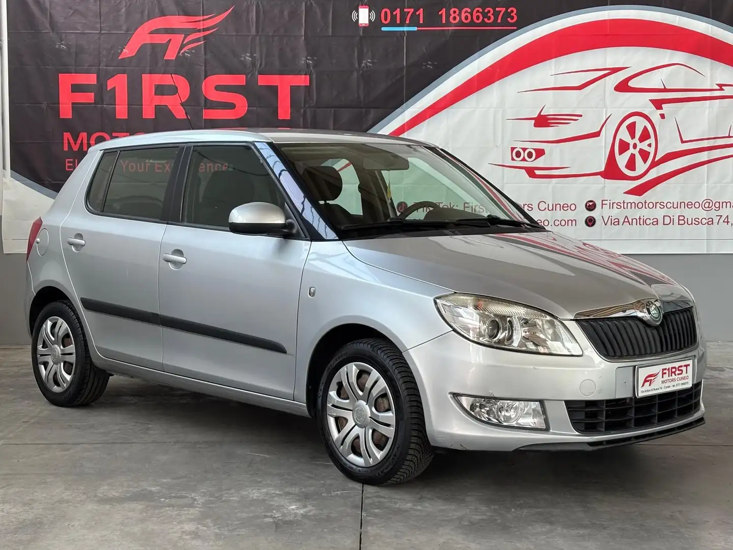 Skoda Fabia Fabia II 2007 Berlina 1.2 tsi 86cv Grigio - 1