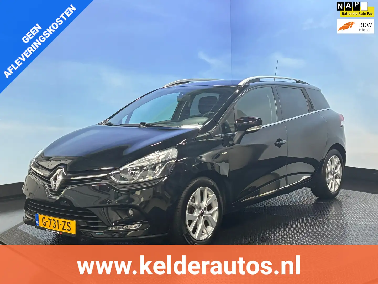 Renault Clio Estate 0.9 TCe Limited Airco | Navi | Cruise | PDC Zwart - 1