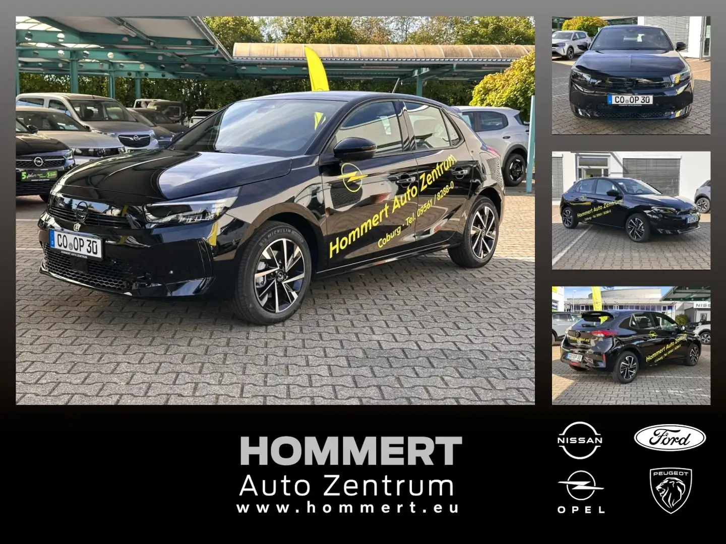 Opel Corsa GS 1.2 101PS *Sitzhzg*ACC*130°Kamera* Schwarz - 1