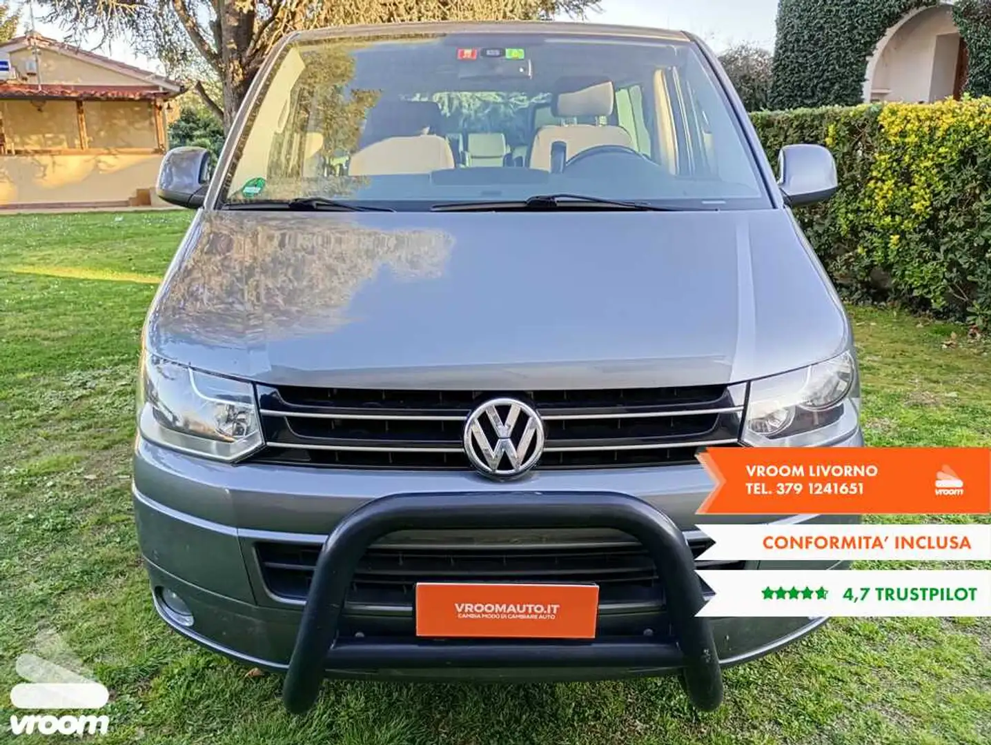 Volkswagen T5 Multivan Multivan 2.0 BiTDI 180CV Highline Grijs - 2
