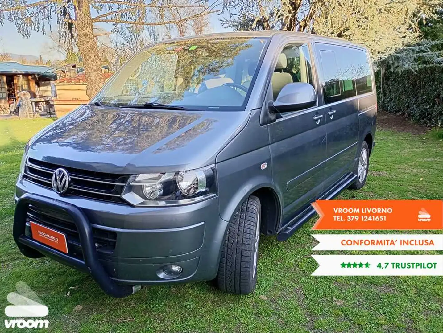 Volkswagen T5 Multivan Multivan 2.0 BiTDI 180CV Highline Grijs - 1