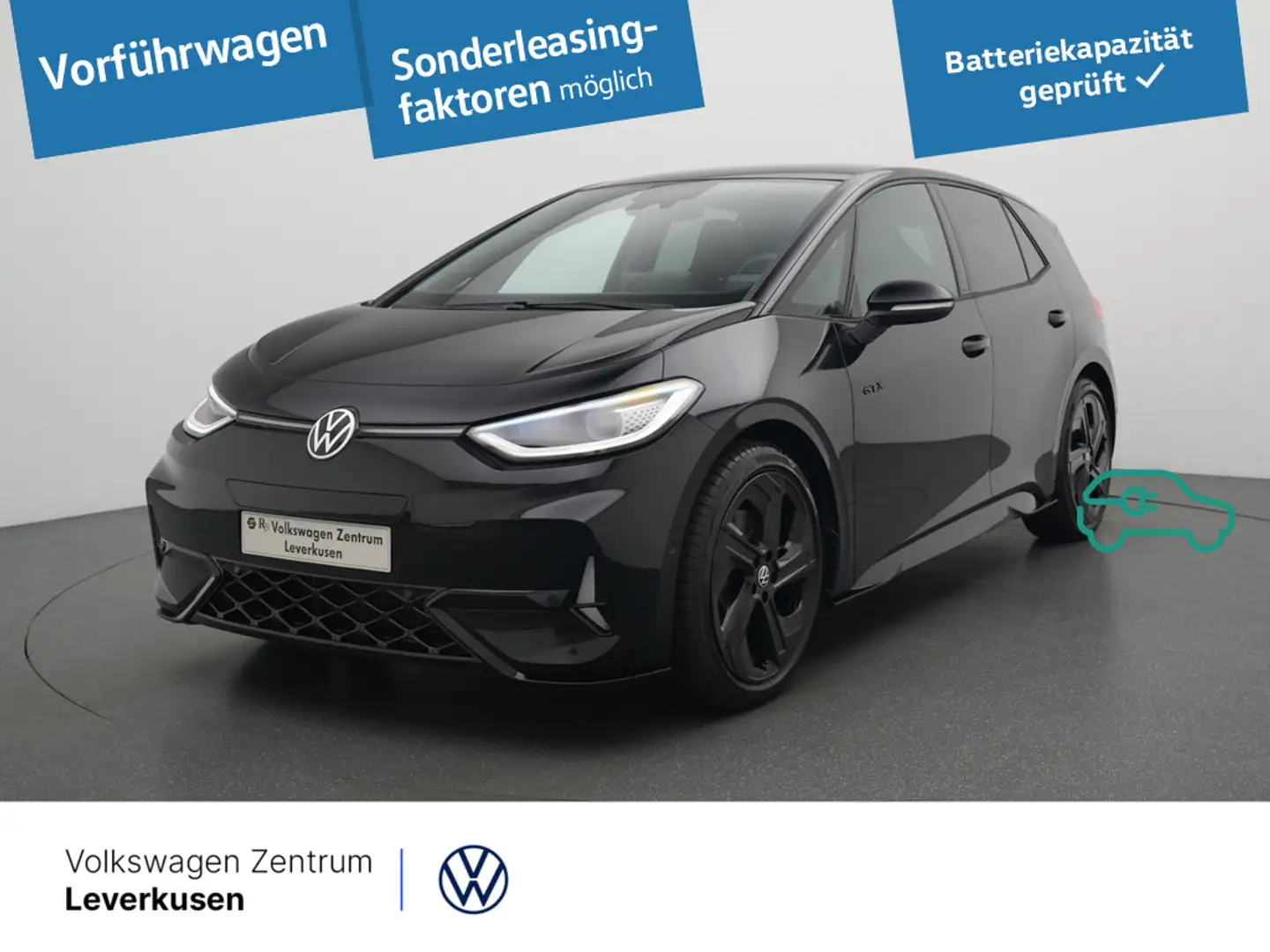 Volkswagen ID.3 GTX MATRIX AHK PANO ACC KAM NAVI VIRT PD Schwarz - 1