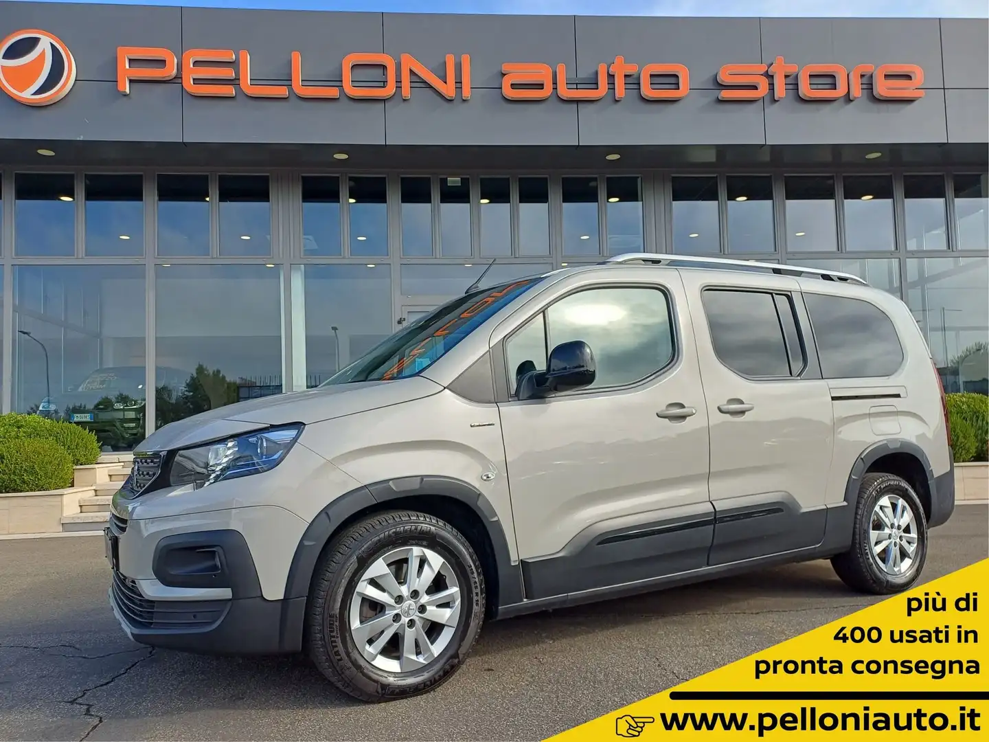 Peugeot Rifter 110 S&S Long 7P GT LINE KM CERTIFICATI-GARANZIA Argento - 1