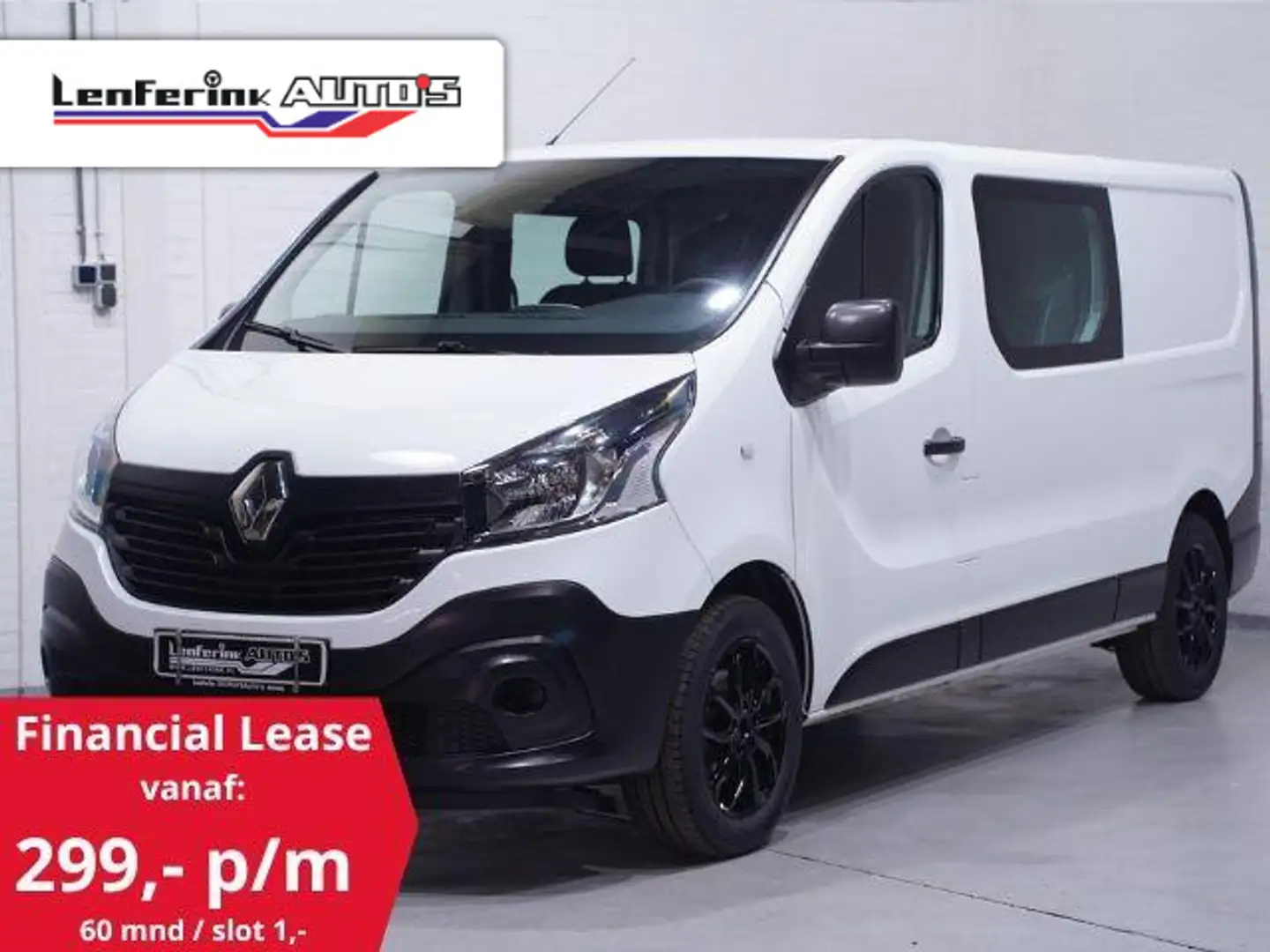 Renault Trafic 1.6 dCi 125 pk Dubbel Cabine 5-Zits Navi, Camera T Wit - 1