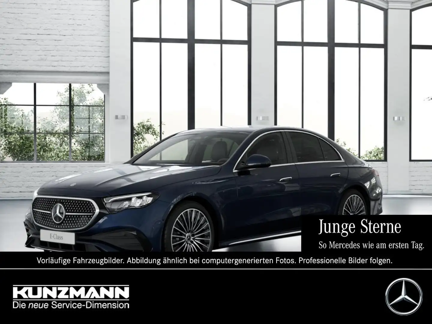 Mercedes-Benz E 300 de AMG MBUX Navigation Distronic Kamera Blau - 1
